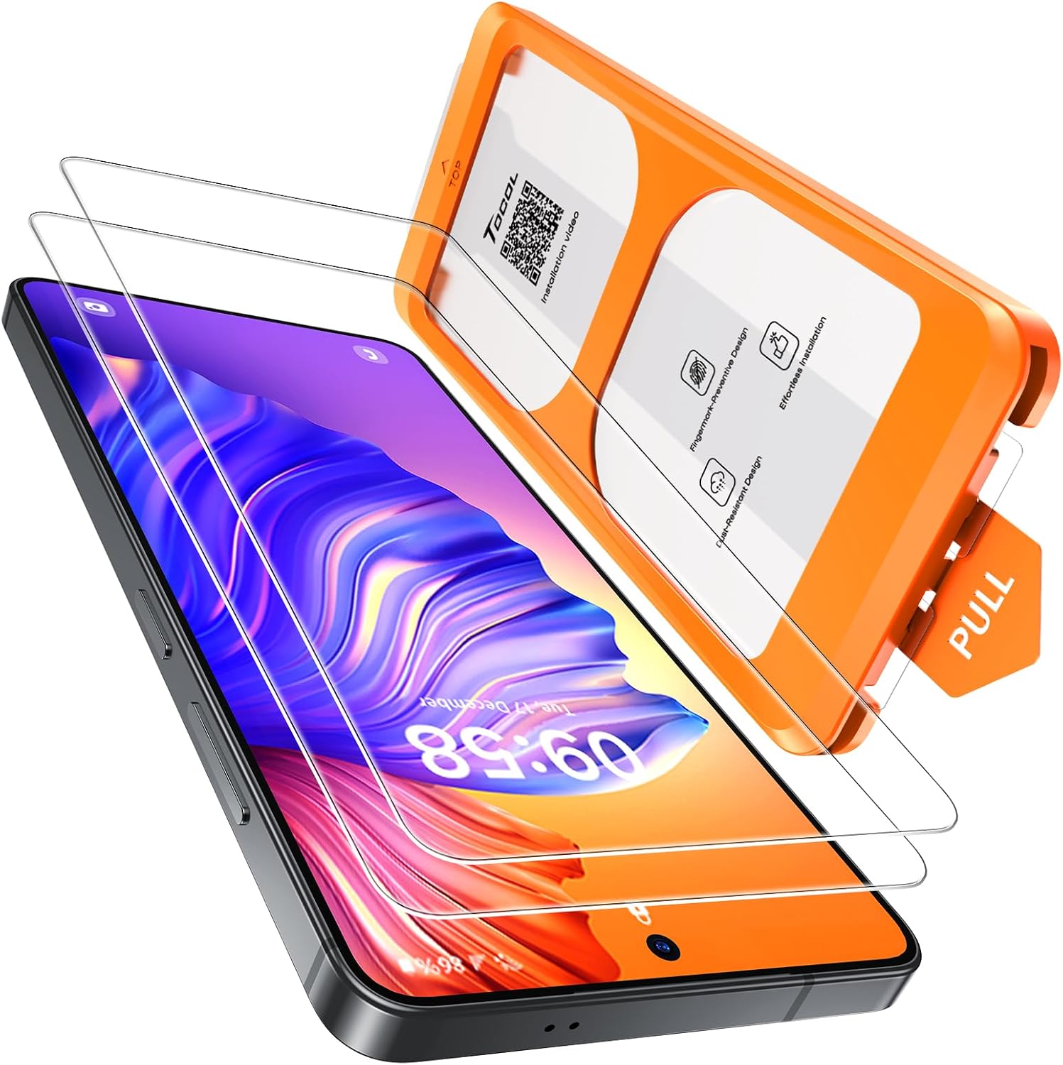 TOCOL Protector Pantalla para Samsung Galaxy S26 Ultra, Instalación Fácil