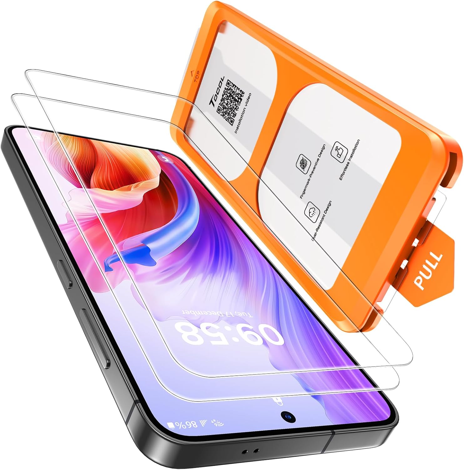 TOCOL Protector Pantalla para Samsung Galaxy S26 Plus, Instalación Fácil