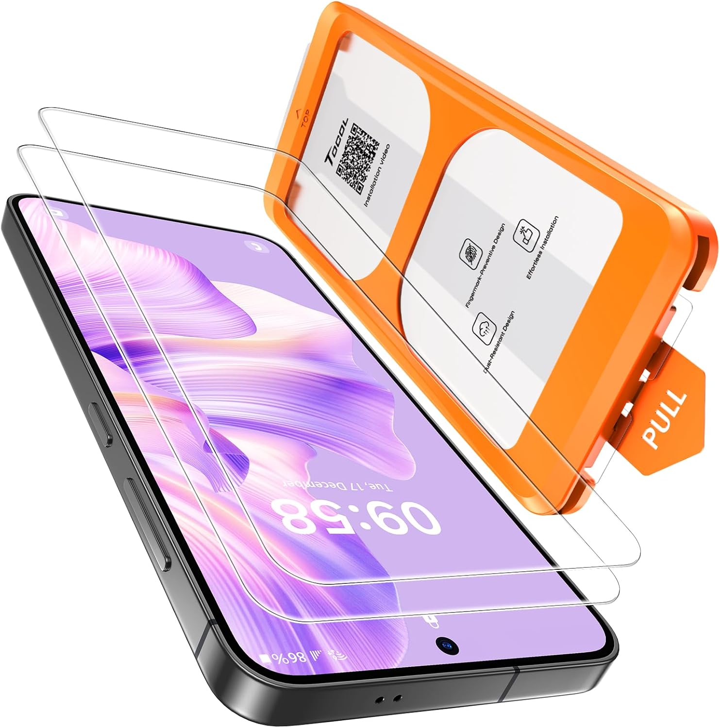 TOCOL Protector Pantalla para Samsung Galaxy S26, Instalación Fácil
