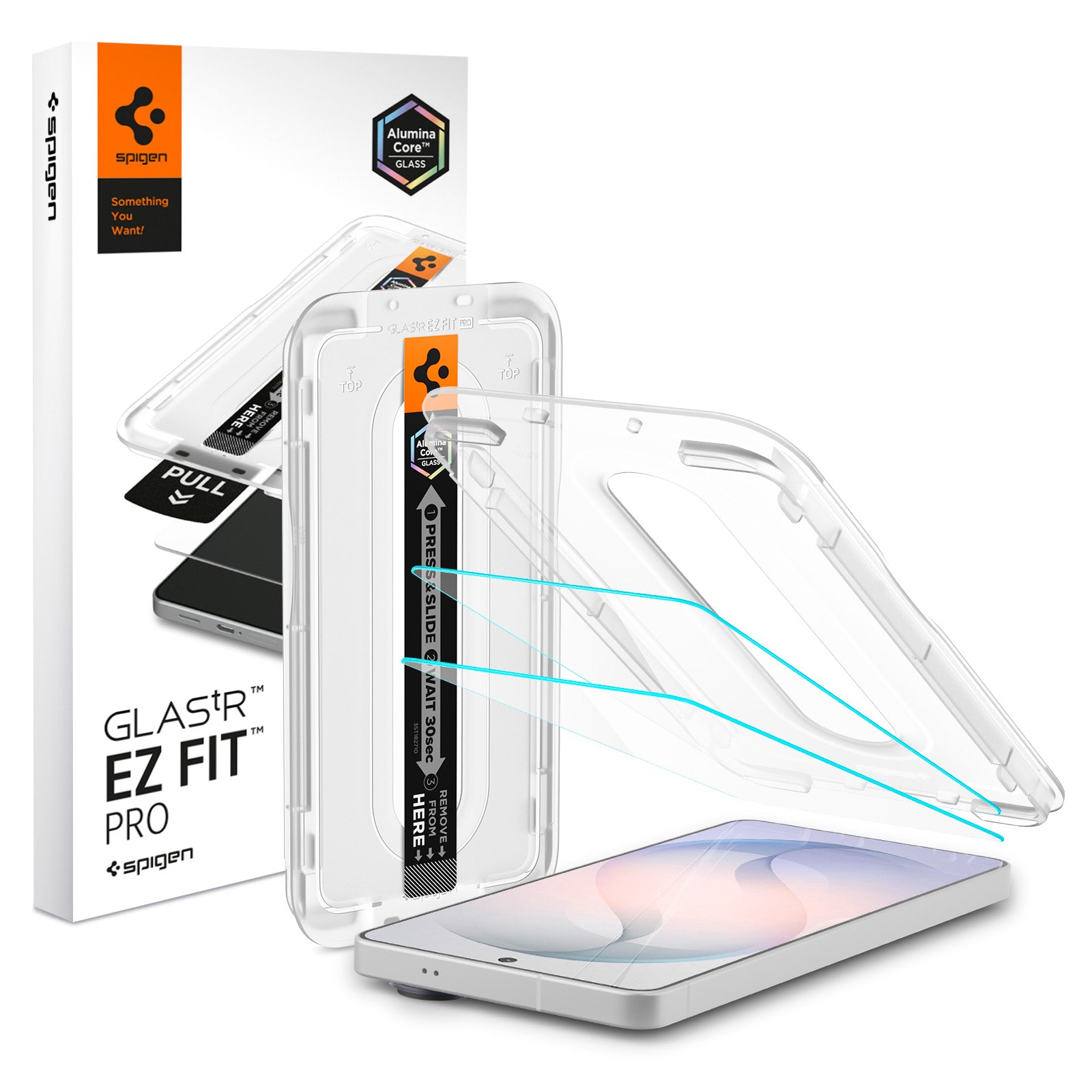 Spigen EZ Fit Pro Protector Pantalla [2 Pack] para Samsung Galaxy S26