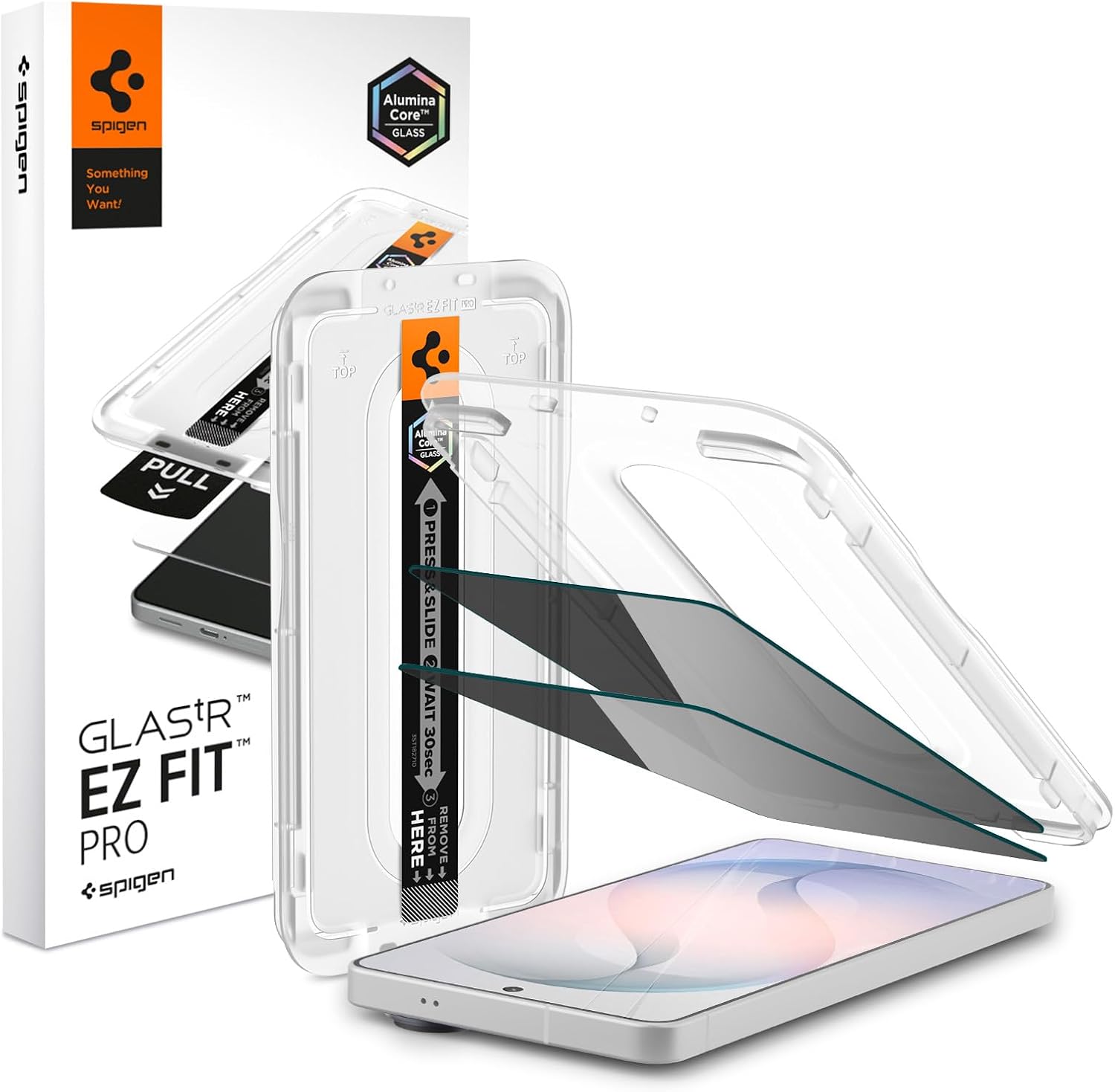 Spigen EZ Fit Protector Pantalla Privacidad [2P] para Samsung Galaxy S26