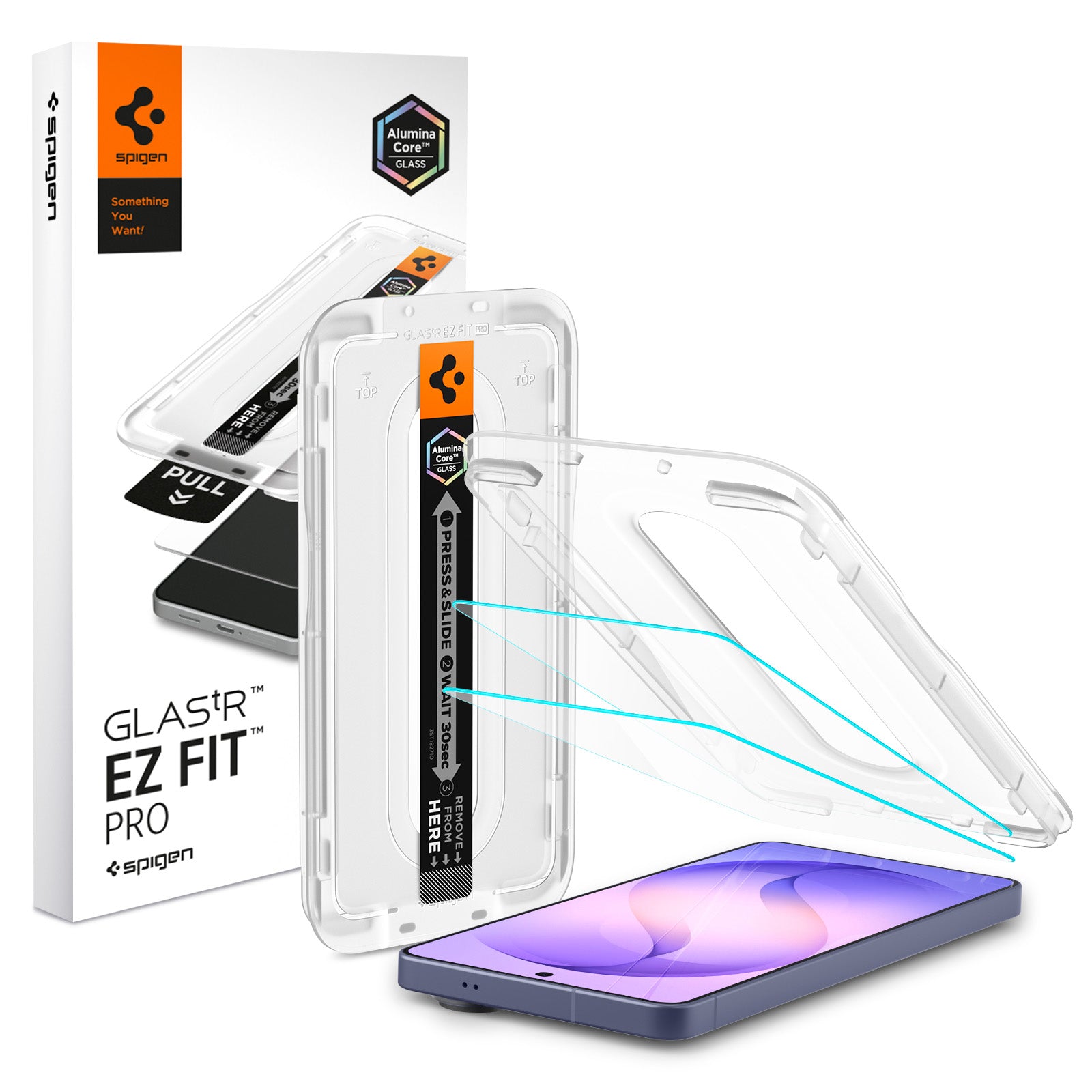 Spigen EZ Fit Pro Protector Pantalla [2 Pack] para Samsung Galaxy S26 Ultra