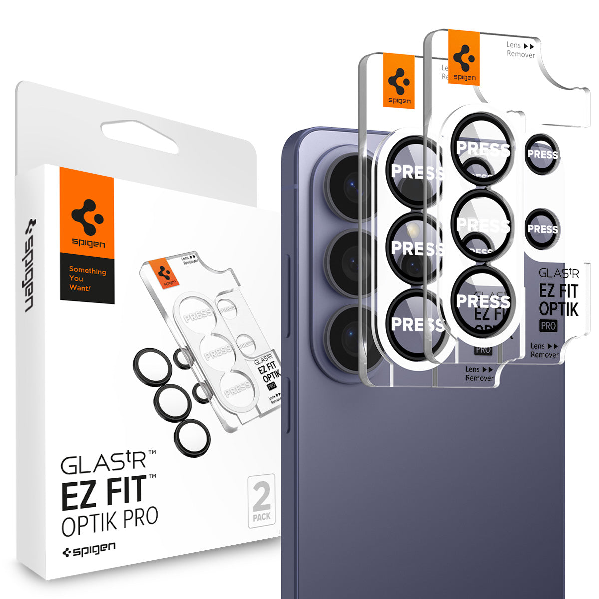 Spigen Optik Pro Protector Cámara [2 Pack] para Samsung Galaxy S26 Ultra