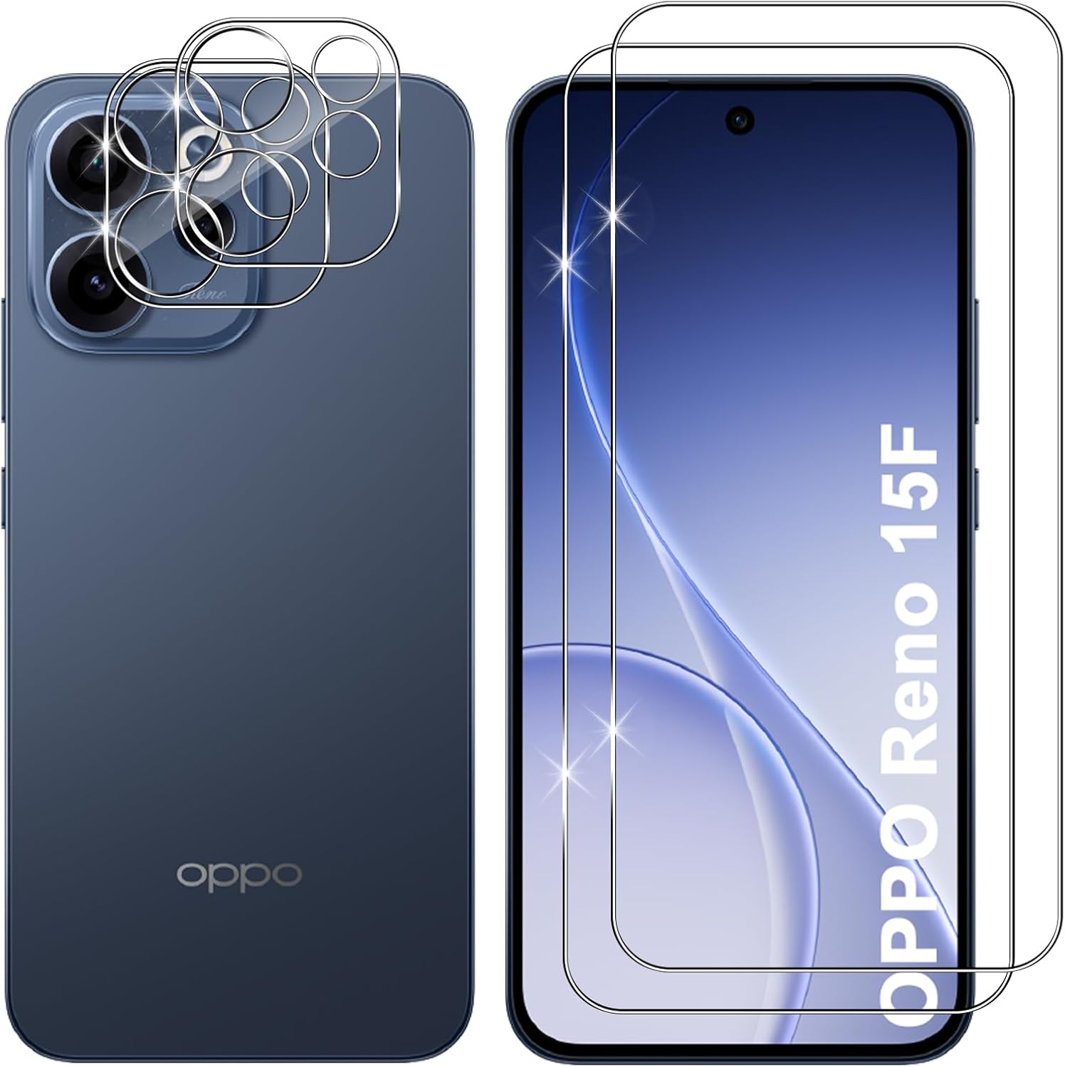 Lutree protetor de vidro temperado para OPPO Reno15 F 5G / OPPO Reno15 FS 5G
