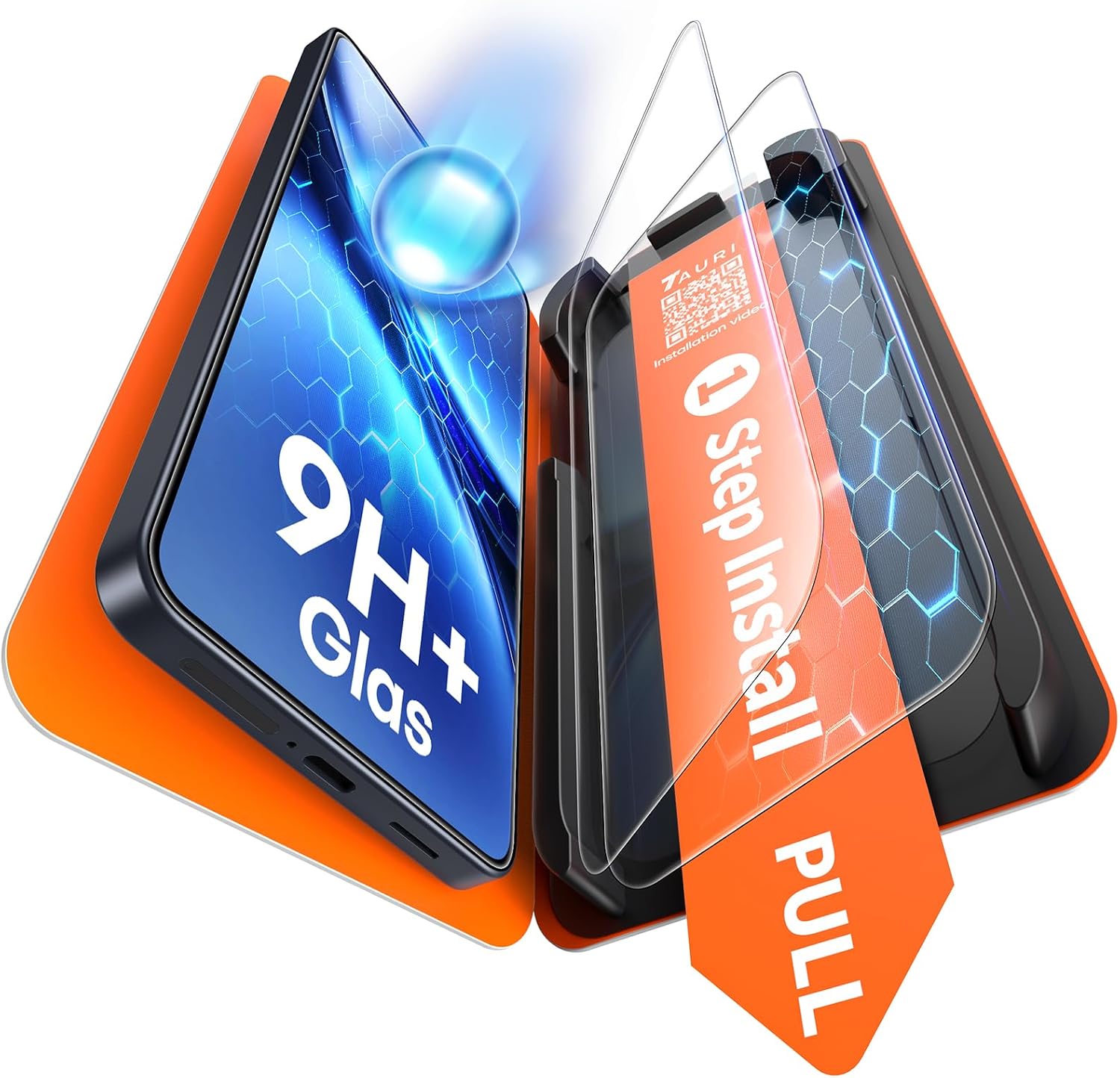 TAURI Protector Pantalla para Samsung Galaxy A57 [Instalación en 1 Paso]