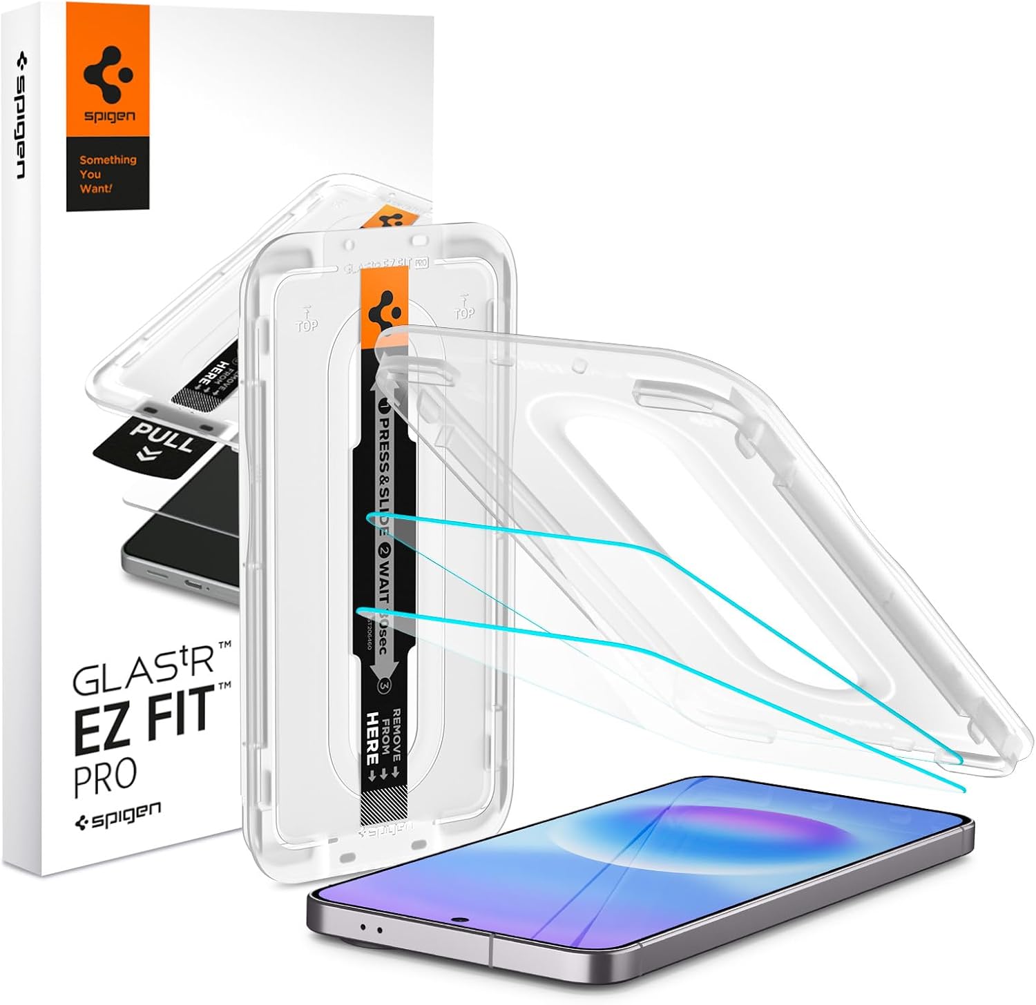 Spigen EZ Fit Pro Protector Pantalla [2 Pack] para Samsung Galaxy A57 5G
