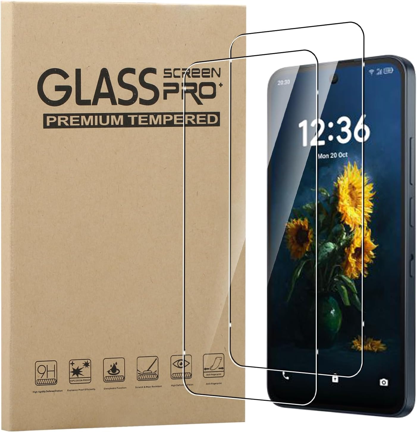 MEMELOKA Protector de Pantalla para TCL NxtPaper 70 Pro, 2 Piezas [Antiarañazos][Antihuellas][Alta Sensibilidad] 9H Dureza Cristal Templado TCL NxtPaper 70 Pro