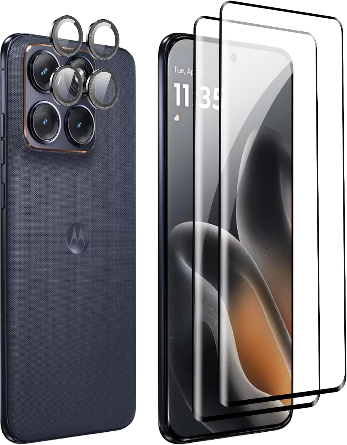 Fitudoos — Protetor de vidro temperado para Motorola Edge 70 Fusion