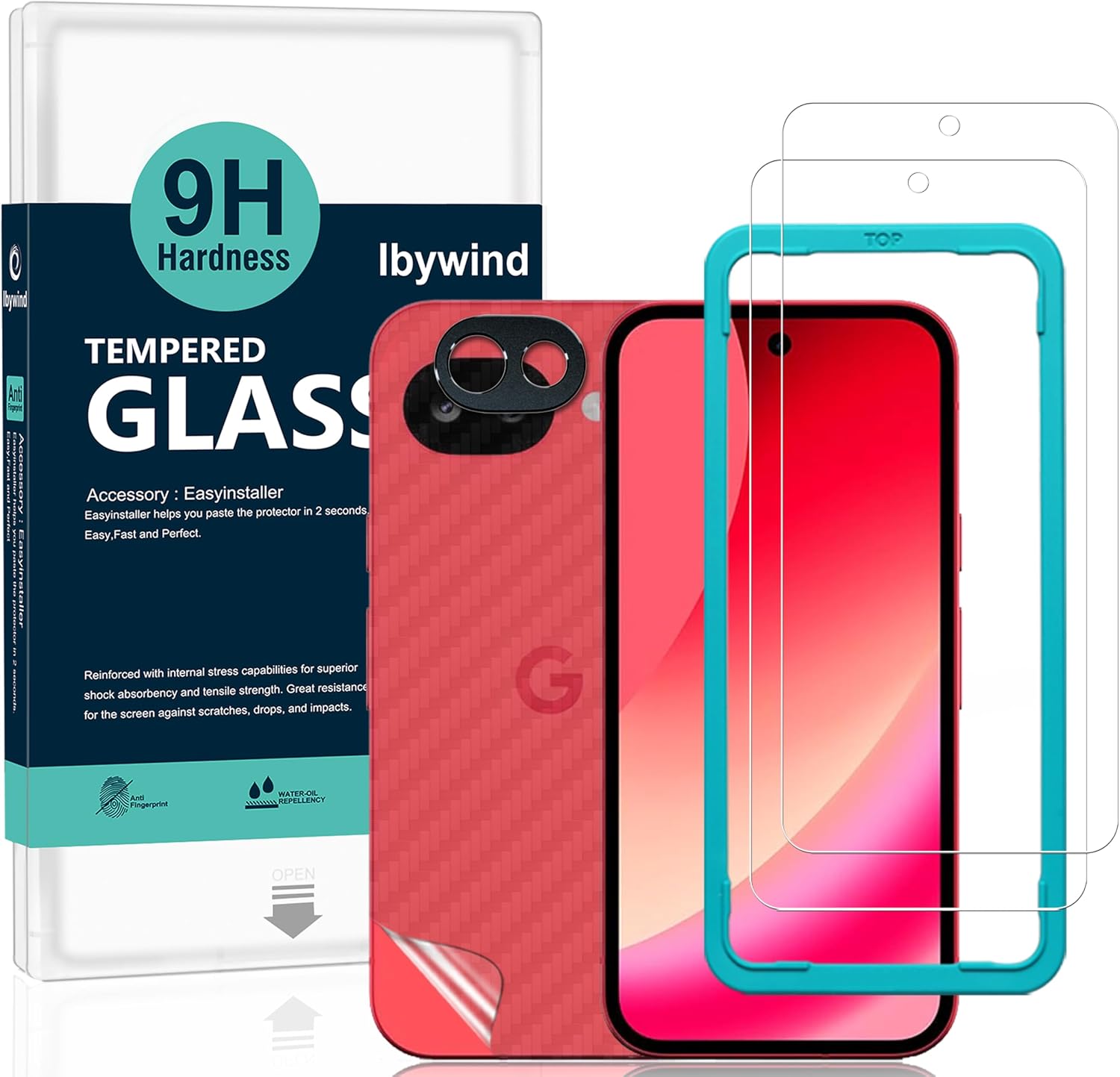 Ibywind — Protetor de vidro temperado para Google Pixel 10a
