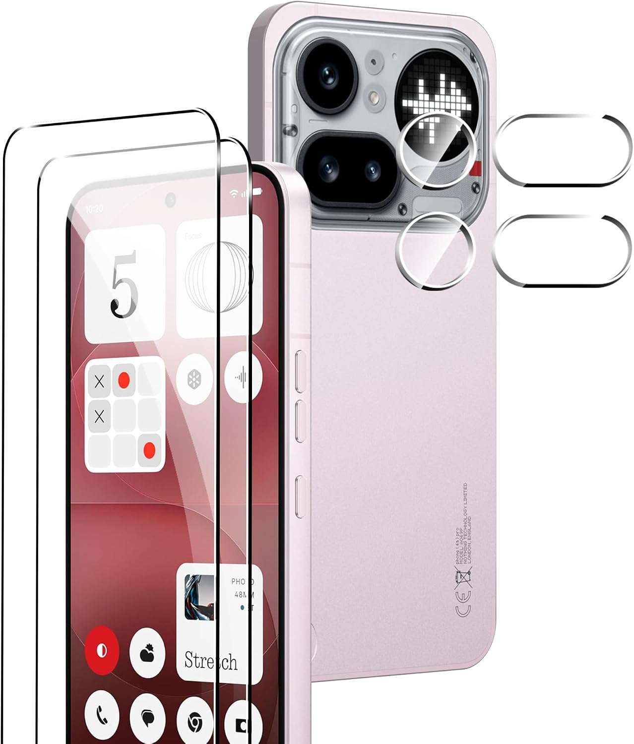 Rojeuinn — Protetor de vidro temperado para Nothing Phone (4a) Pro