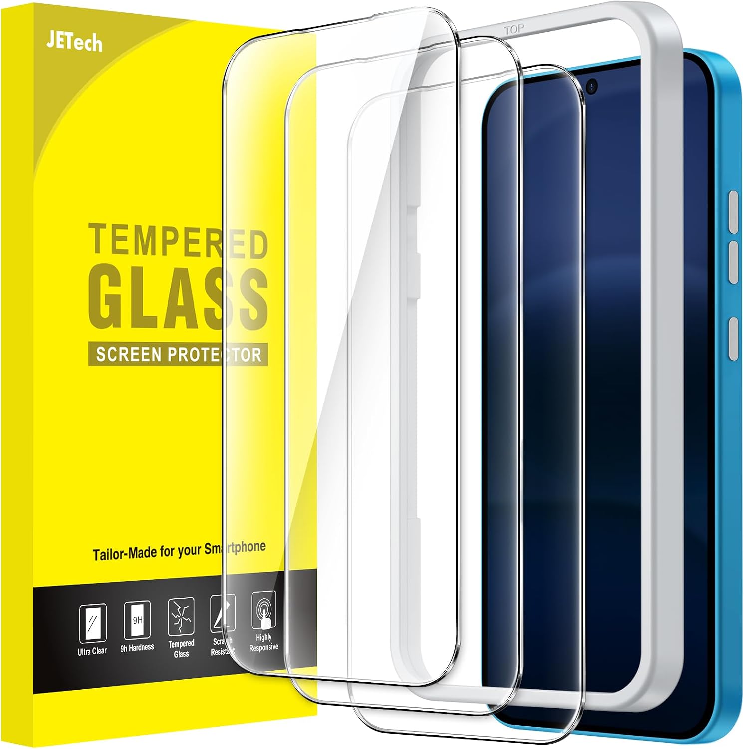 JETech — Protetor de vidro temperado para Nothing Phone (4a)