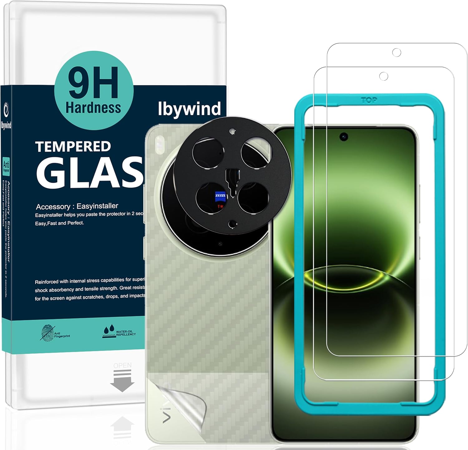 Ibywind — proteção de ecrã e câmara para Vivo X300 Ultra