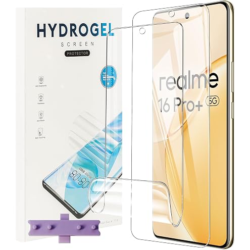 CONAPIKA 2 Piezas Protector de Pantalla para Realme 16 Pro+/Realme 16 Pro Plus 5G, Soft HD TPU Cobertura Completa Anti-Scratch, Sin Burbujas, Alta sensibilidad Película de Hidrogel Flexible