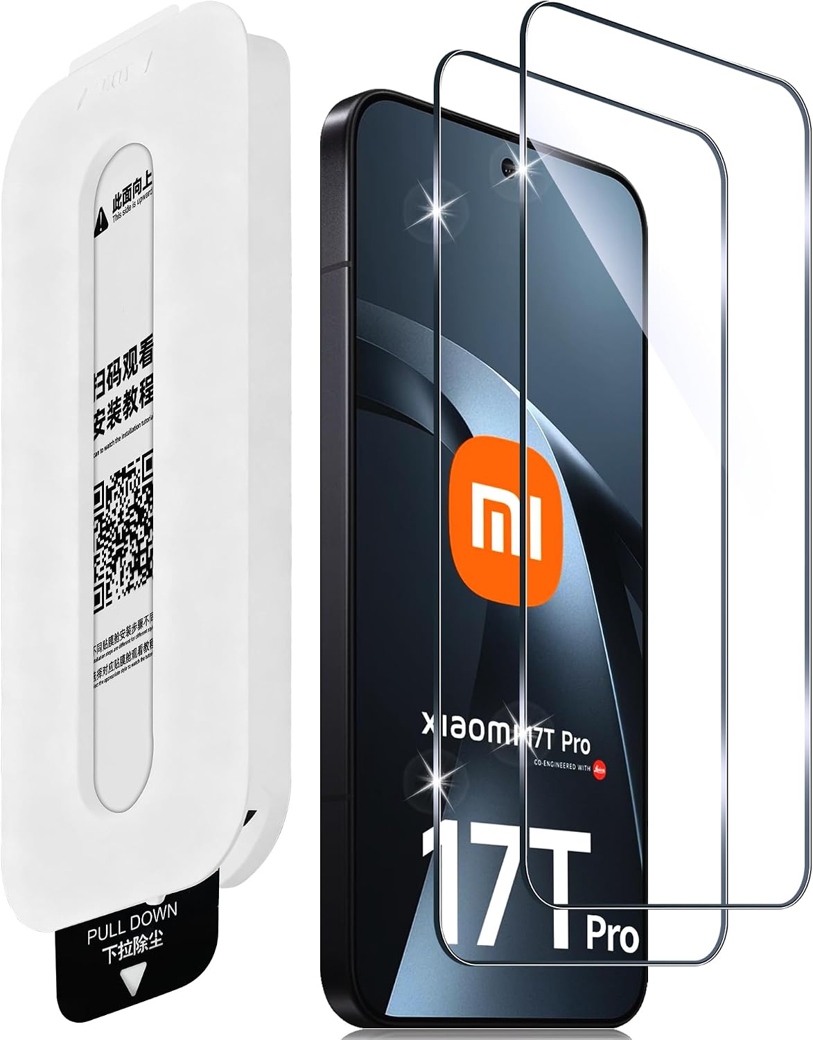 Aerku Protector de Pantalla para Xiaomi Mi 17T Pro 5G [2 Piezas]