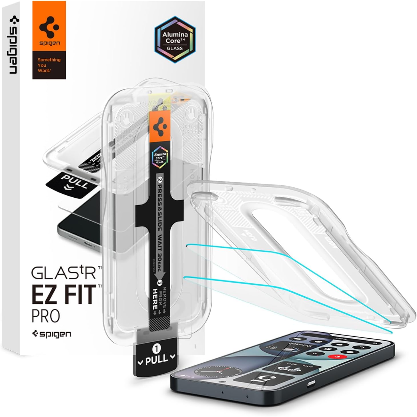 Spigen EZ Fit Pro — Protetor de vidro temperado para Nothing Phone (4a)