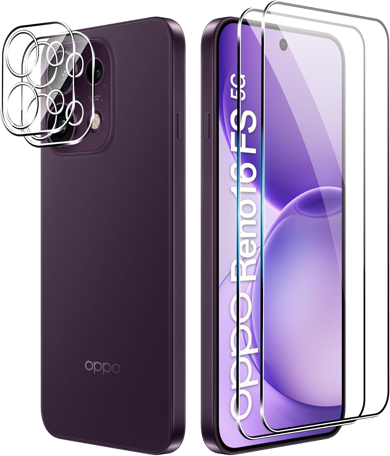 CAUHENYEE protetor de vidro temperado para OPPO Reno16 F 5G / OPPO Reno16 FS 5G