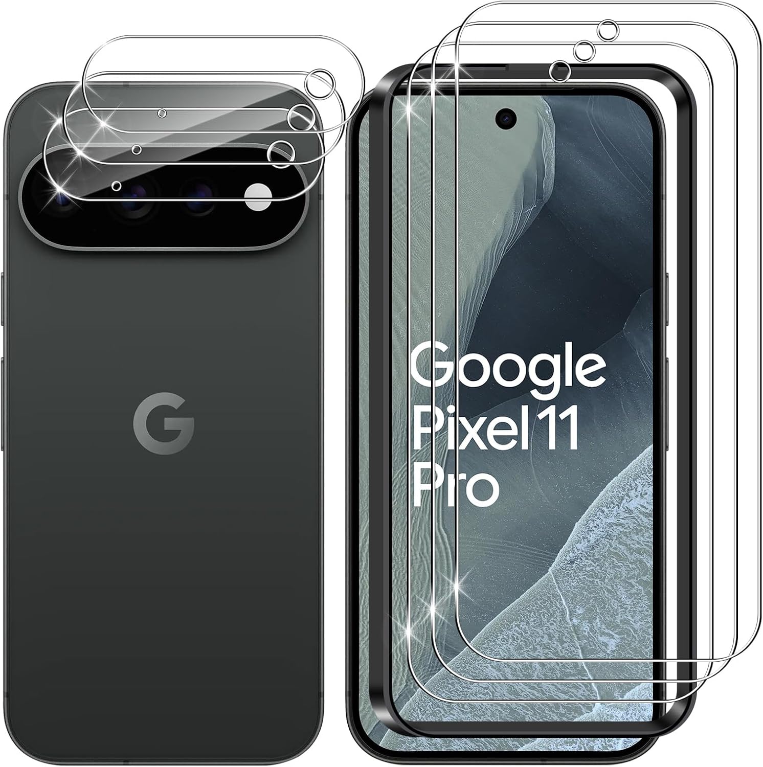 Lutree — Protetor de vidro temperado para Google Pixel 11 Pro