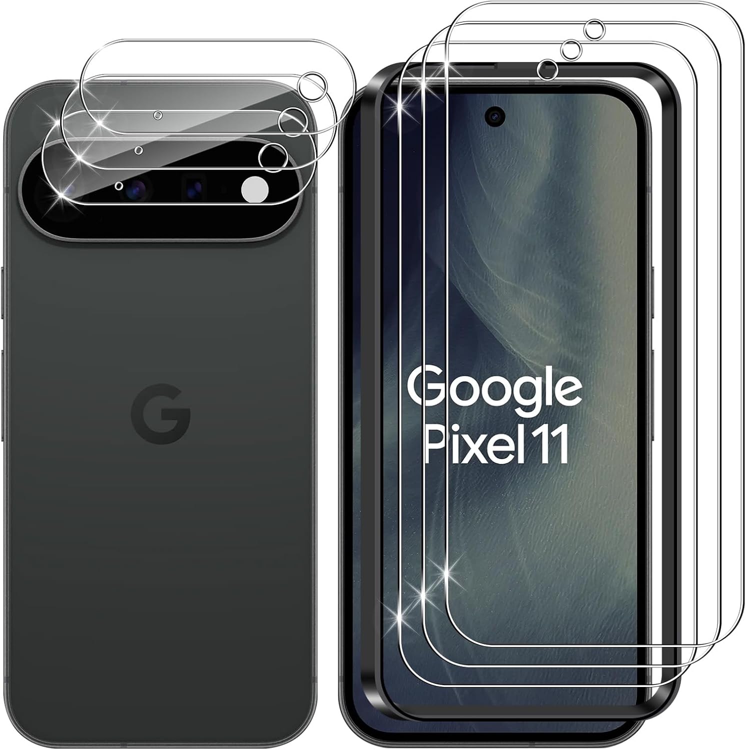 Lutree — Protetor de vidro temperado para Google Pixel 11