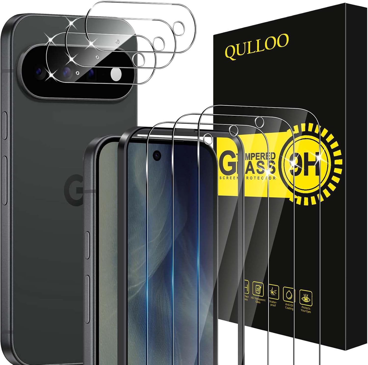 QULLOO — Protetor de vidro temperado para Google Pixel 11