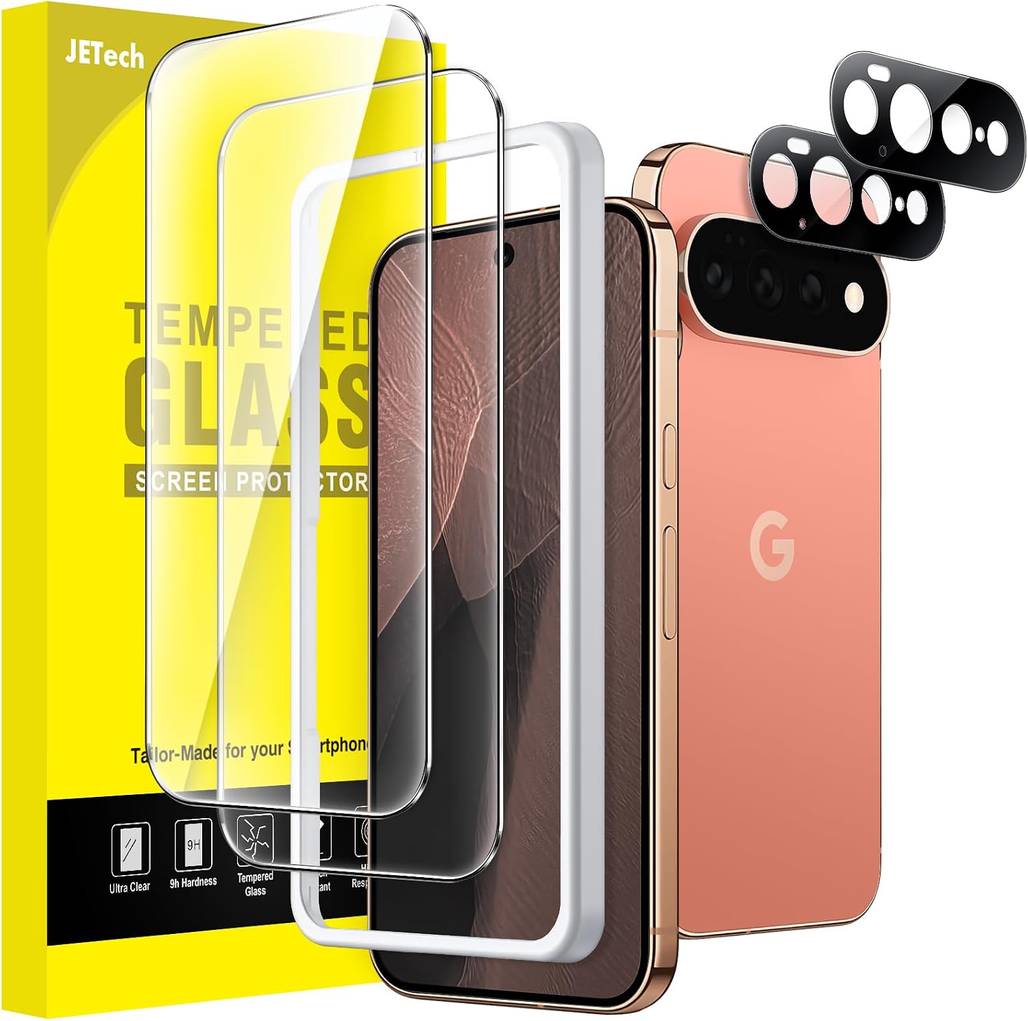 JETech — Protetor de vidro temperado para Google Pixel 11 Pro XL