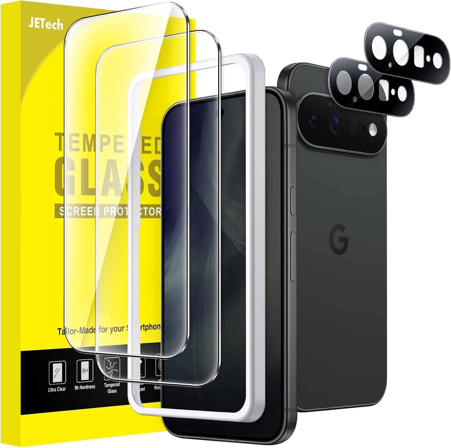 JETech — Protetor de vidro temperado para Google Pixel 11