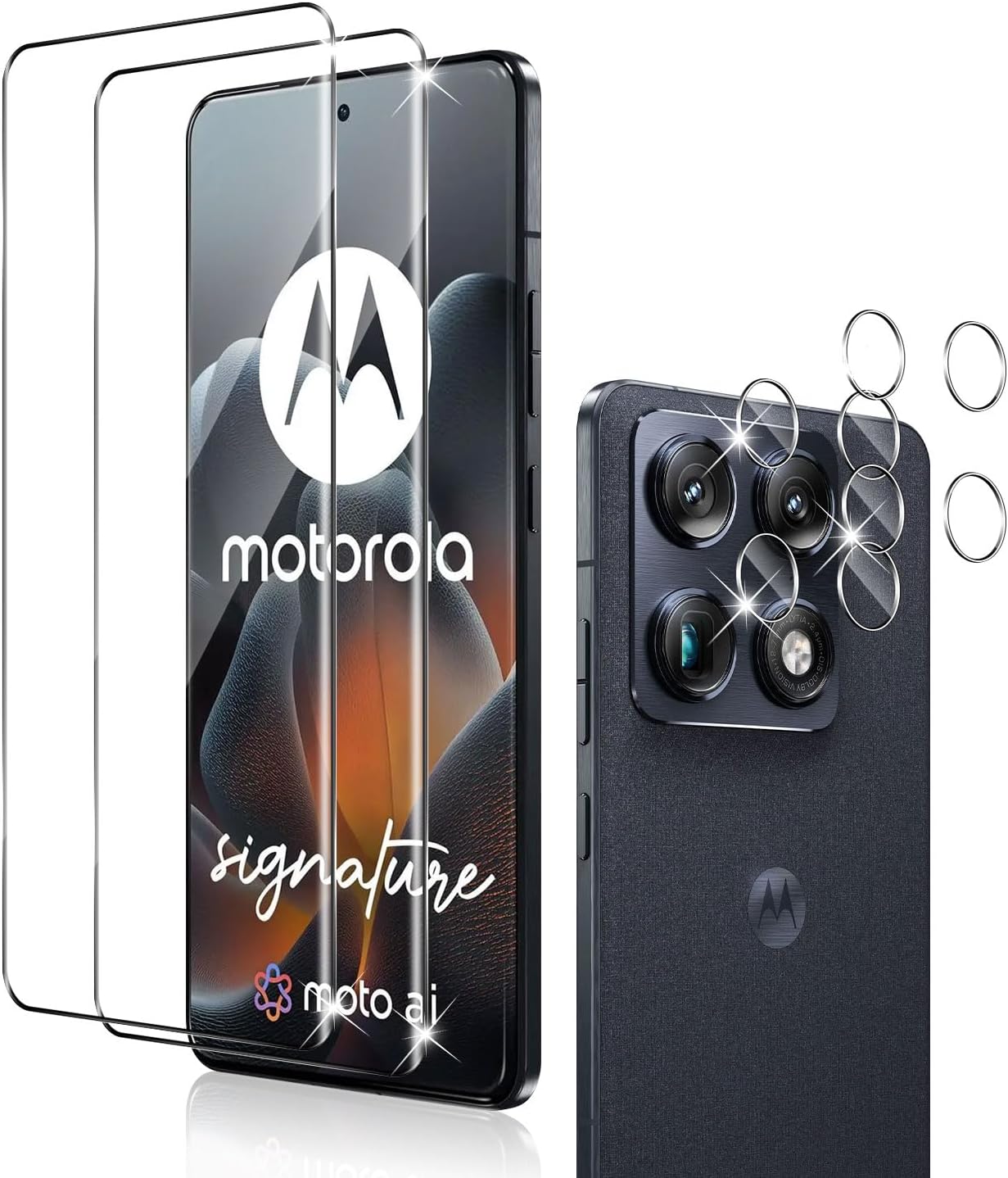 Holilo — Protetor de vidro temperado para Motorola Signature