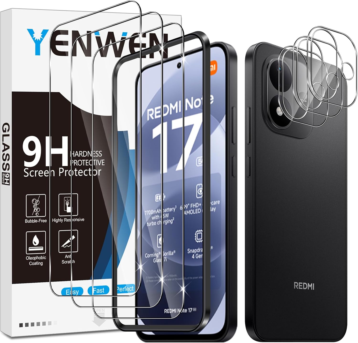 Protector de Pantalla para Xiaomi Redmi Note 17 4G / 5G