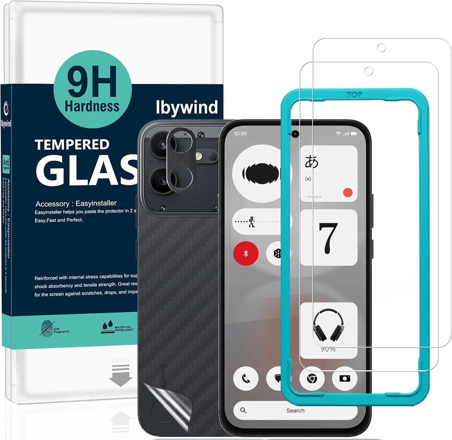 Ibywind — Protetor de vidro temperado para Nothing Phone (4b)