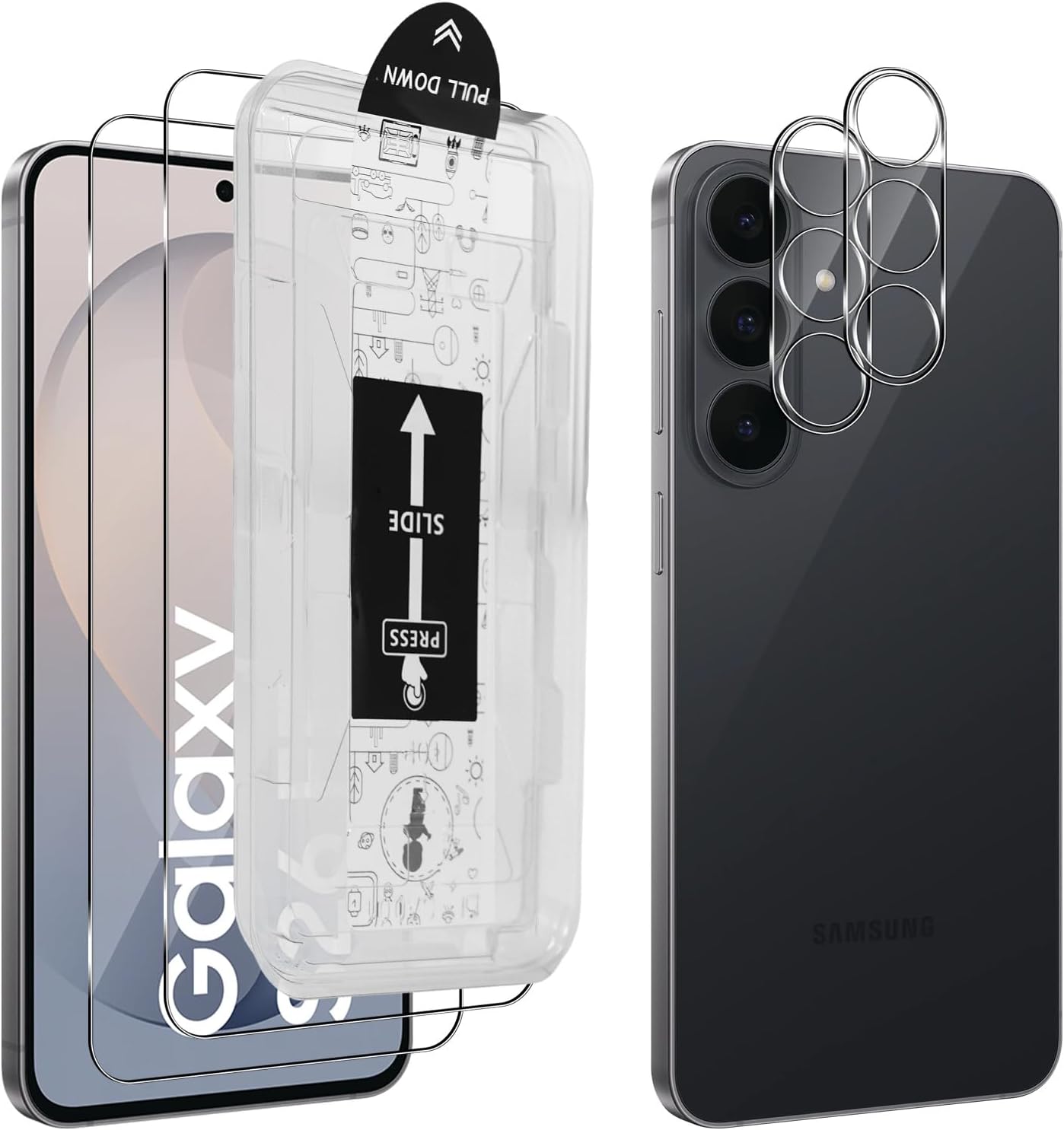 para Samsung Galaxy S26 FE Protector de Pantalla,【Auto-Instalación 】